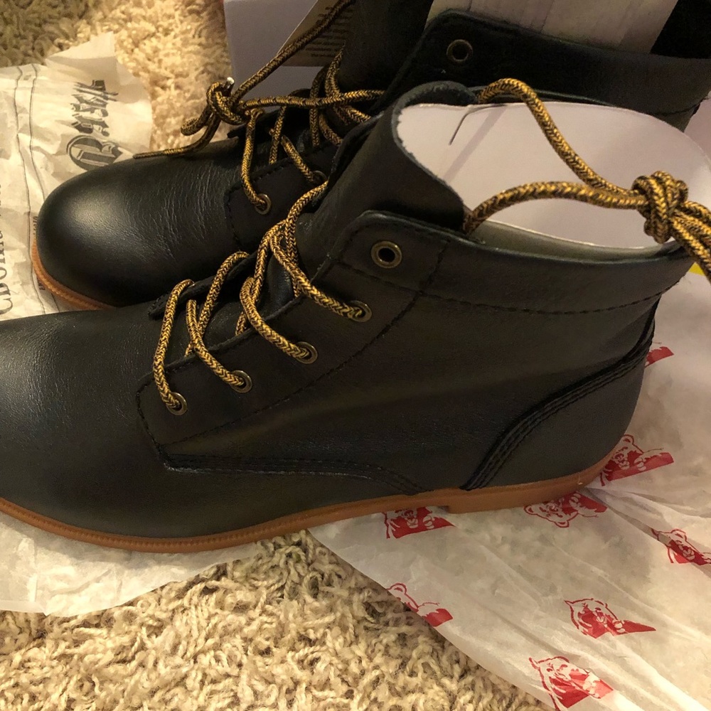 Kodiak Canada’s boots Black Leather Low Rider Original